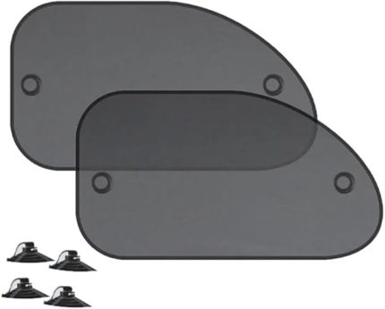 65x38 CM Güneş ve UV Işın Engelleyici Yan Camlar İçin Güneşlik, Görüş Engellemeyen Yan Güneşlik