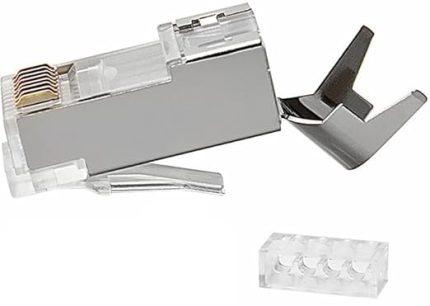 Tkz 2942 Cat7 RJ45 METAL Ethernet Konnektörü Jack CAT7 U/FTP & S/FTP ve CAT6A S/FTP & U/FTP tipi Uyumludur (5)