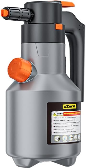 2L Yüksek Basınçlı Şarjlı Köpük Makinası Oto Yıkama Pompası Köpük Püskürtücü, GRİ