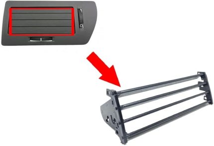 Havalandırma Muzulu Izgara Perdesi Sağ Opel Astra H ile uyumlu