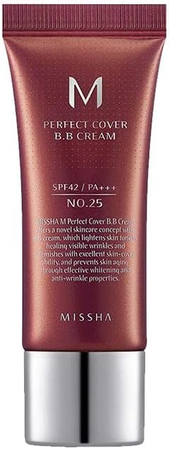 Yoğun Kapatıcılık Sunan BB Krem M Perfect Cover BB Cream SPF42/PA+++ No: 25 (20 ML)