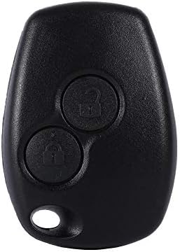 Carcasa Llave Duster için uygun Stepway- anahtar kabuğu dacia silgi için uygun Anahtar Kabuk 2 Düğme Siyah, Uzaktan 2 Düğme Oto Araba Anahtarlık Kabuk