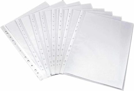 100 Adet A4 Şeffaf Dosya Föy Poşet Dosya