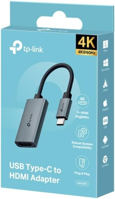 UA520C, USB Type-C den 4K@60Hz HDMI Dönüştürücü