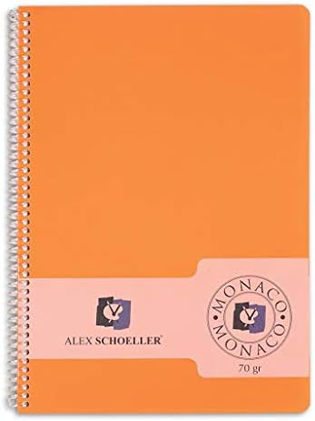 SCHOELLER A4-80 YP. SPİRALLİ PP KAPAK KARELİ DEFTER