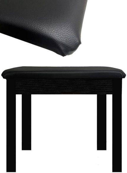 TBX-144BK Üst Kalite Piyano Taburesi Gizli Bölmeli Siyah Renk (32x54x48)