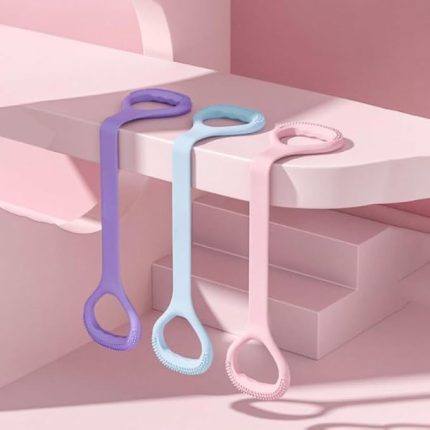 Dirençli Egzersiz Lastiği – Silikon Direnç Bandı, Pilates, Yoga, Kol, Karın, Kalça ve Bacak Antrenmanı için, Taşınabilir Fitness Lastiği (1 adet)