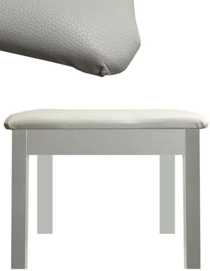 TBX-144WH Üst Kalite Piyano Taburesi Gizli Bölmeli Beyaz Renk (32x54x48)