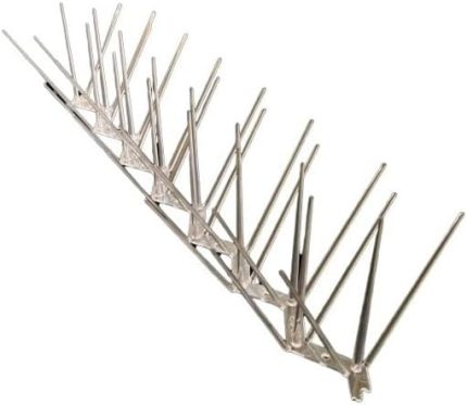 Adet 3D Sıkışık Dikenli Kuş Kovucu - Kuşları Kovmak Için Etkili Çözüm 50 Cm/Güvercin Kovucu (şefaf)