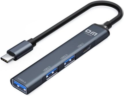CHB081 Type-C to 4 Portlu USB 3.0 / USB 2.0 Çoklayıcı Dönüştürücü Hub