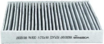 Karbonlu Polen Filtresi Vw Polo 1.4 2009-2014 ile uyumlu