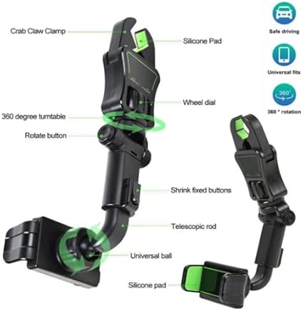 Aynası Telefon Tutucu,masaüstü, Koltuk Arkası Telefon Tutacağı Car Holder orta ayna telefon tutucu KAMPANYA !!! KAMPANYA !!! KAMPANYA !!! - Görsel 5