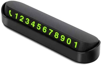 İçi Park Numaratör, Fosforlu Araç içi Numaramatik, Araç İçin Park Telefon Numarası, Oto İçi Sabit Telefon Numaramatik