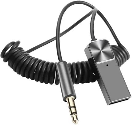 MT06 Mikrofonlu Araç Bluetooth 5.1 Kiti Herhangi Bir Kulaklık AUX Çıkışını Kablosuz Bağlantı Yapar