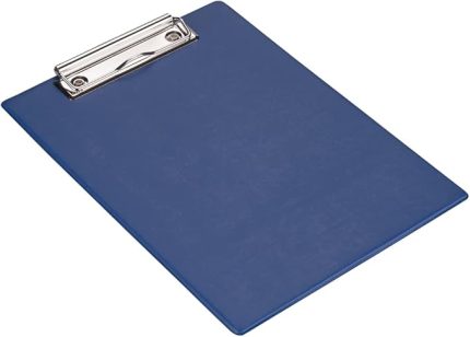 SEKRETERLİK KAPAKSIZ A5 KÜÇÜK BOY PVC 17,5X24 CM A5 SEKRETER TABLASI KAPAKSIZ - MAVİ