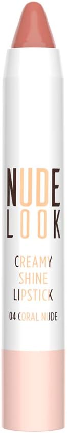 Rose Nude Look Creamy Shine Lips. No:04 Coral Nude 1 Paket