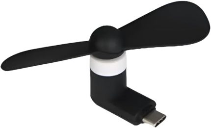 USB-C Fan Mini Soğutucu Type-C Telefon Tablet Powerbank için Pervane USB Vantilatör