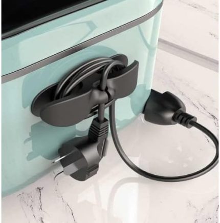 Düzenleyici Organizer, 2'li Set, Küçük Ev Aletleri için Kablo Sarma ve Toparlama Aparatı, Çok Amaçlı Kablo Sarma Aparatı 2 Adet