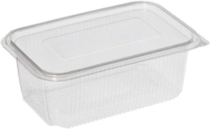 Sızdırmaz Kap 1000 Gr cc Kullan At Tek Kullanımlık Plastik Kapaklı Kase 100 Adet