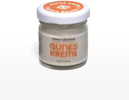 Kırkpınar Çinko Mineralli Doğal 21 SPF Güneş Kremi 40 ML