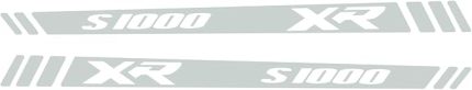 DOVES GRAPHICS 2 adet PARAMANLAR ile uyumlu FRANGAN Çıkartmalar Motorrad S 1000 XR S1000XR (Beyaz)