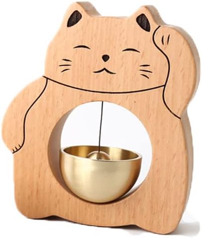 Dopamin kapı zili, şanslı kedi tarzı rüzgar çanı, ev, mağaza, ofis, pencere kapısı girişinde sesli hatırlatma dekorasyonu