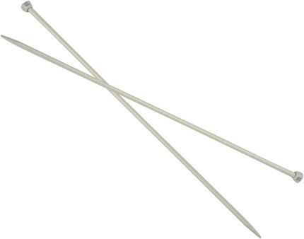 Marifetlerim - Beyaz Düz Örgü Şişi 4 Numara