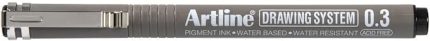 Drawing System 0.3 Çizim Kalemi, 0.3 mm, Siyah
