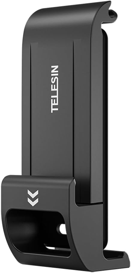 Telesin GP-CLC-G11 Şarj Portlu Batarya Kapağı GoPro Hero 9 10 11 12 13 ile Uyumlu Yağmur ve Kar Korumalı USB-C Yan Kapak