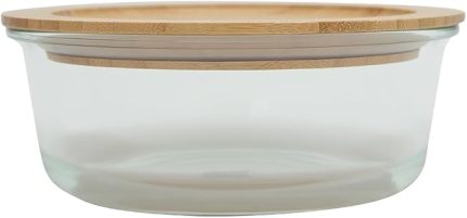 Bamboo Yuvarlak Saklama Kabı 1300 cc, Tekli