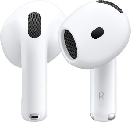 AP4 AirPods 4.Nesil ile uyumlu AKTİF ENC ANC Kablosuz Kulaklık Bluetooth Kulaklık, Aktif Gürültü Engelleme Adaptif Ses Şeffaf Mod Kişiselleştirilmiş Uzmansal Ses USB-C Şarj Kutusu Kablosuz Şarj