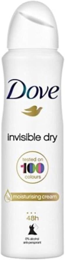 Kadın Sprey Deodorant Invisible Dry 1/4 Nemlendirici Krem Etkili, 150 ml