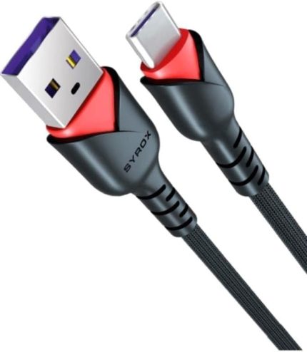 C92 2.0 MAH TYPE-C 1 MT GÜL DESENLİ KABLO Araç Şarjı, STANDART