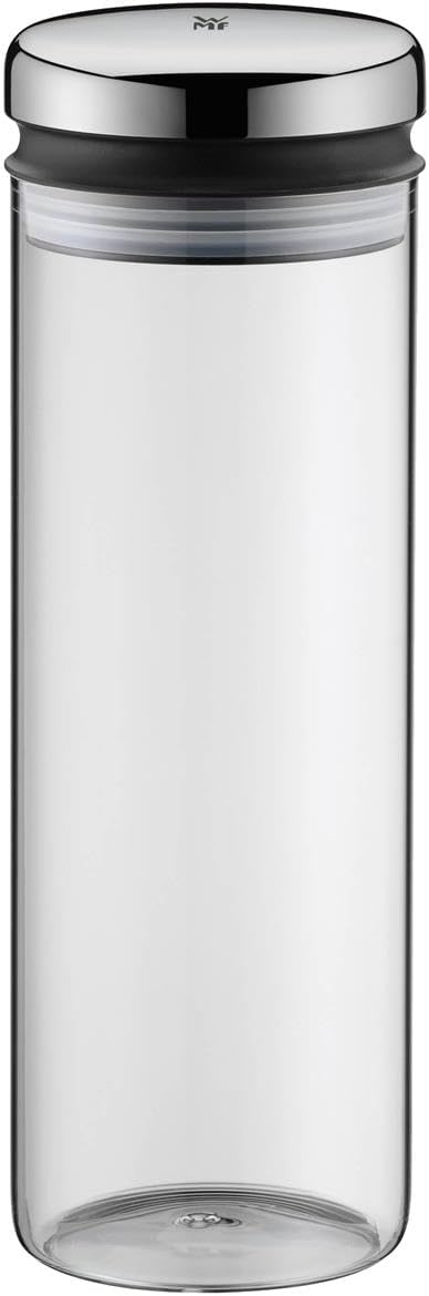 Cam Saklama Kabı, 1,5 L, 28,5 cm, Kapaklı Cam Kavanoz, Geniş Dolum Ağızlı, Kahve Çekirdeği, Öğütülmüş Kahve ve Müsli İçin