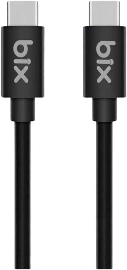 BX-UC02C 60W Type-C to Type-C Hızlı Şarj ve Data Kablosu 1.2 Metre Siyah