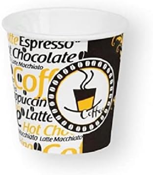 Excodi Cup - [ CUP ] 4 oz Kullan At Bardak - 100 ml - 300 Adet Kaliteli Bardak - Türk Kahvesi, Espresso, Sızdırmaz, El Yakmaz (Bej - Ekspresso - Shot)