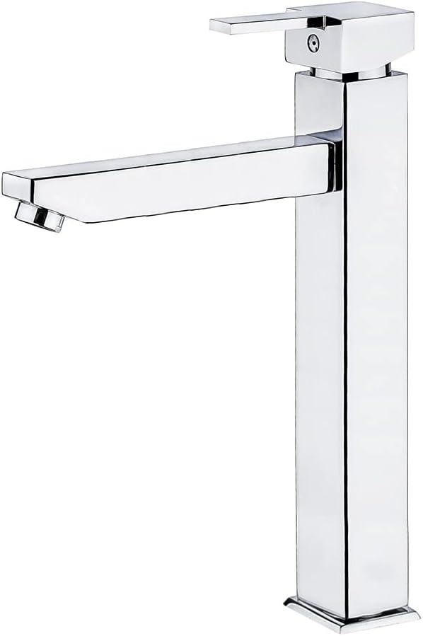 Kare Aç Kapa Çanak Tipi Uzun Yüksek Lavabo Bataryası