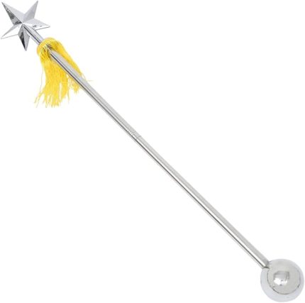 1 Bilgisayar performansı göster müzikal açık müzik aksesuarı performans çubuğunu göster aracı paslanmaz çelik faydalı kıdemli bando şefi karın kası Silver