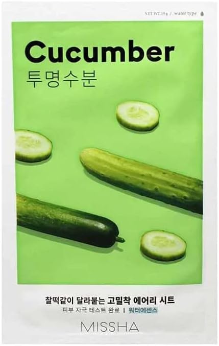 Salatalık Özlü Yoğun Nemlendirme Sunan Yaprak Maske (1ad) Airy Fit Sheet Mask Cucumber