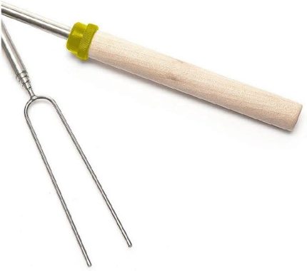 Teleskobik Barbekü Çatalı Sarı, Dayanıklı Kamp Ekipmanları, Kamp Aksesuarları, Açık Hava Sporları, Doğa Sporları, Yürüyüş
