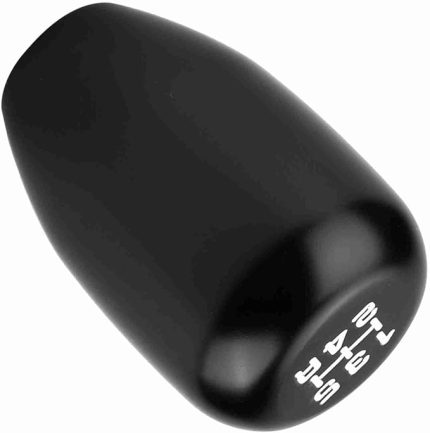 Vites Topuzu 5 Hız, Araba 5 Hız Manuel Vites Topuzu Vites Kolu Sopa 3 Adaptör Ile 8/10/12mm (Siyah)
