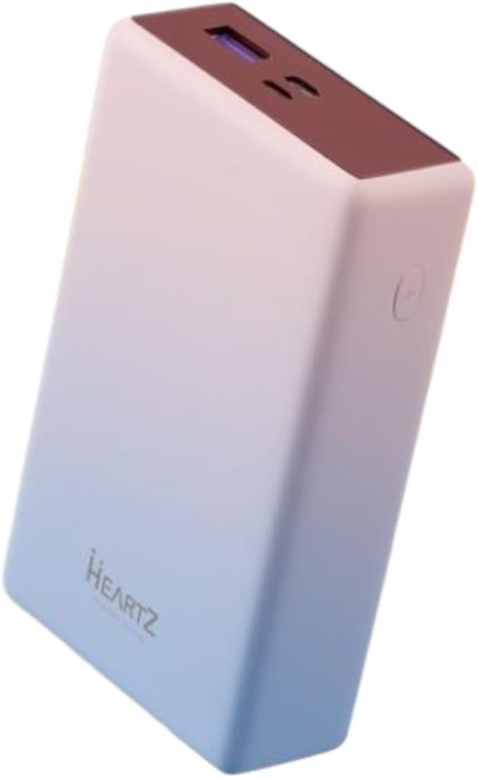 H002 20000 MH PD 30W ve USB 22.5W FAST HIZLI ŞARJ DAHİLİ TYPE C VE LİGHTNİNG KABLOLU DÜNYA STANDARTLARINA UYGUN POLYMER BATARYA BİREBİR AMPER POWERBANK (KIRMIZI)