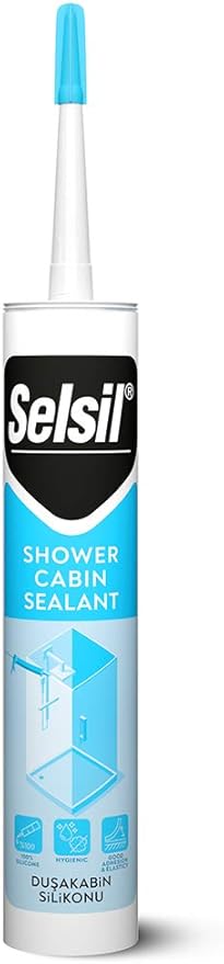 Duşakabin Silikonu, Beyaz, 310 Ml