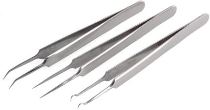 Paslanmaz Çelik Sivilce Akne Siyah Nokta Temizleme Cımbız 3lü