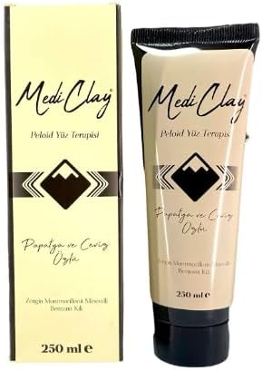 Medi Clay Papatya ve Ceviz Özlü Peloid Yüz Terapisi Kil Maskesi 250ml