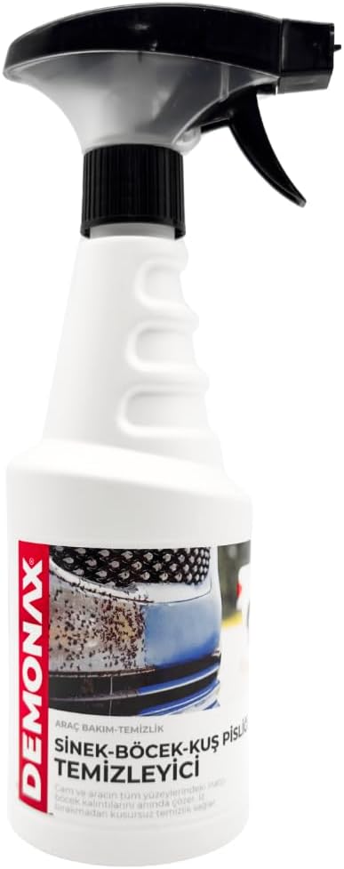 Sinek Böcek ve Kuş Pisliği Temizleyici Sprey, Araç Yüzey Temizleme 500ml, Remover