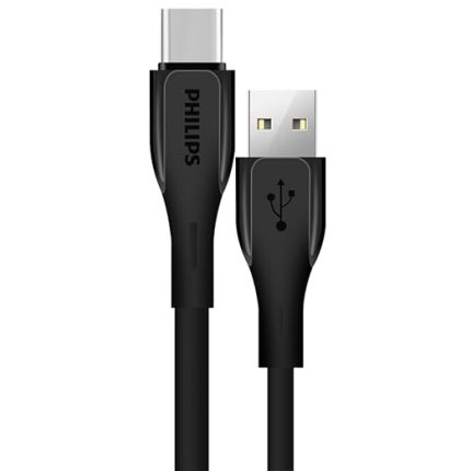 DLC4001A USB-C Şarj ve Data Kablosu, Hızlı Şarj, 3A Yüksek Akım, 1 Metre, Dayanıklı Slikon Kablo (Siyah)