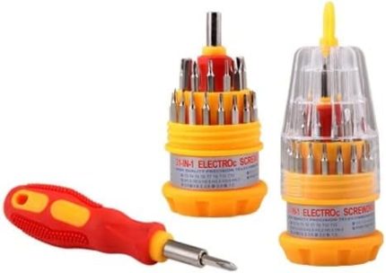 Tornavida Bits Uç Seti 31 Parça, Elektronik Telefon Tamir Tornavida Takımı Yumurta Şeklinde