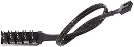 4353 4 Port Fan Çoklayıcı Y PWM Splitter 4 pin CPU 12v Switch Power Güç IDE Çoğaltıcı Molex Kablosu