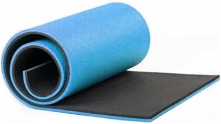 Taraflı Yoga Minderi Ve Spor Matı 10mm Mavi